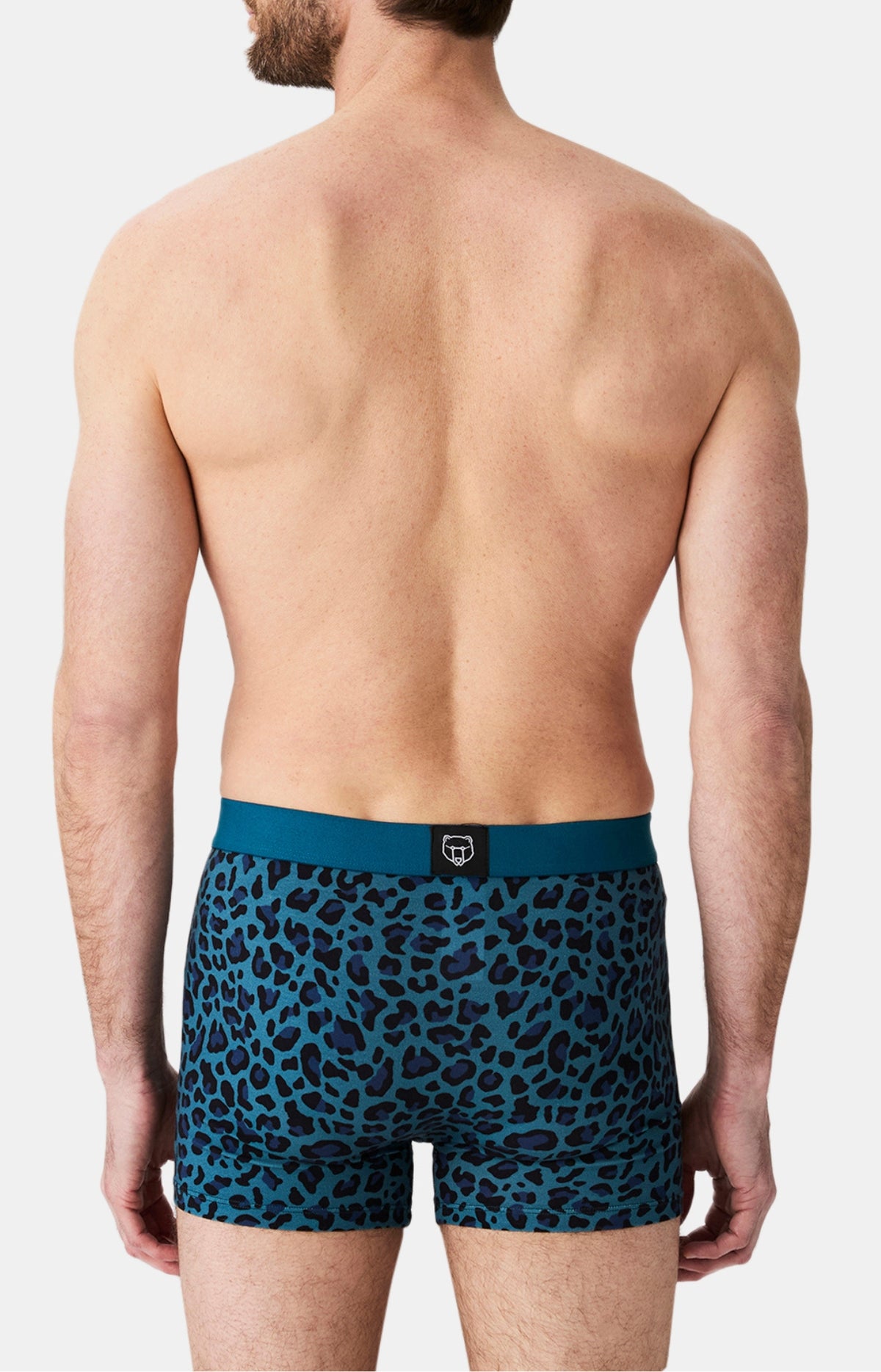 Boxers homme Léopard PETROLE 6