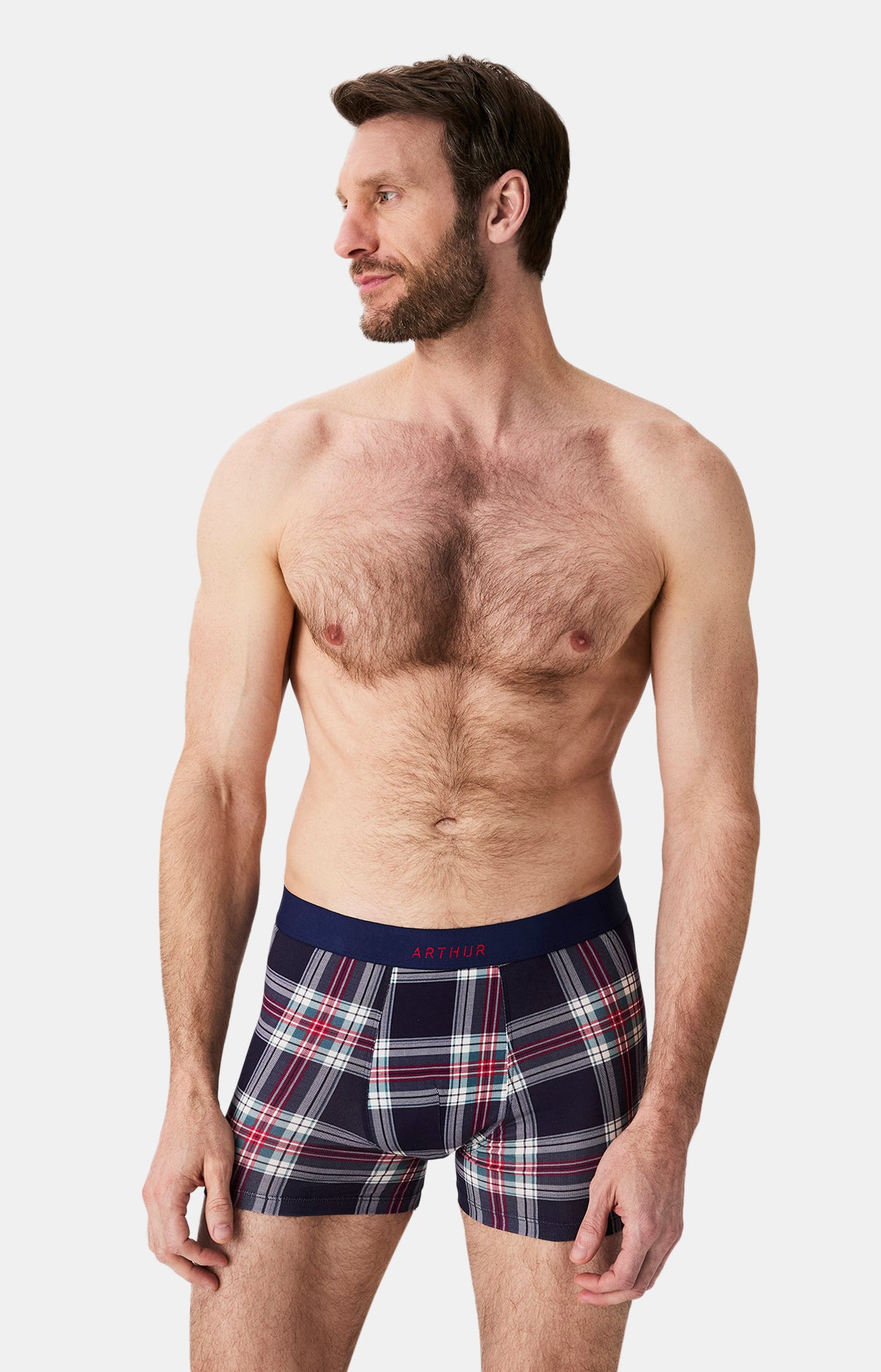 Boxer Homme Logan Marine H25 4