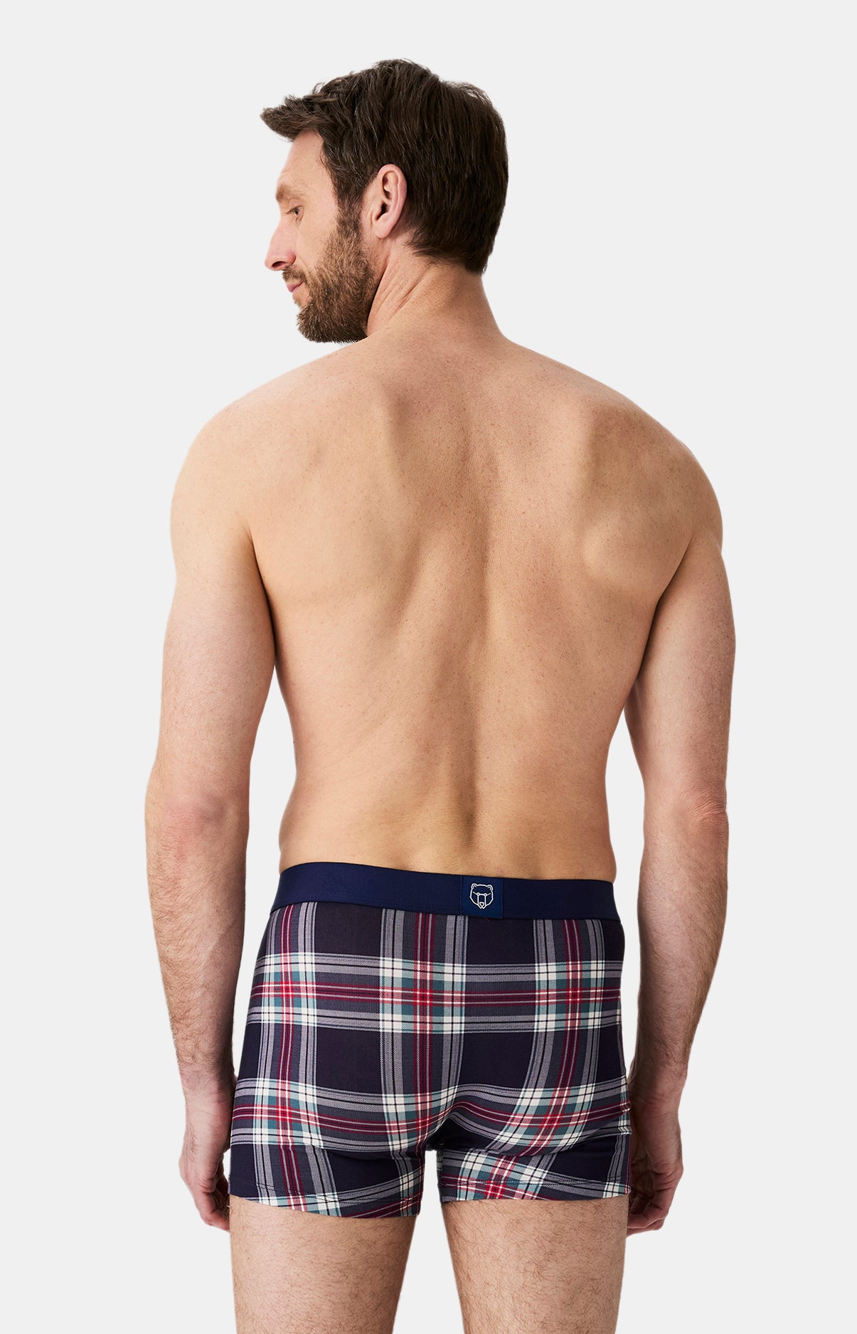 Boxer Homme Logan Marine H25 1