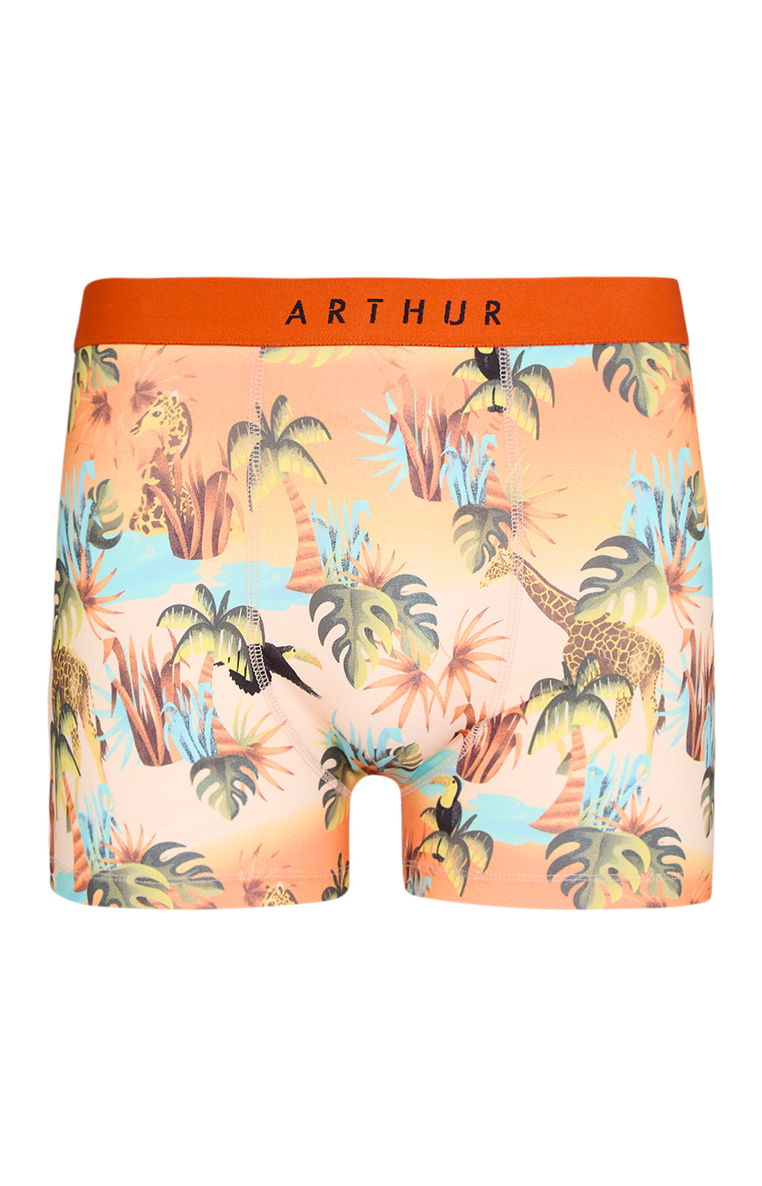 Boxer Homme Oasif Orange et Multicolore 3