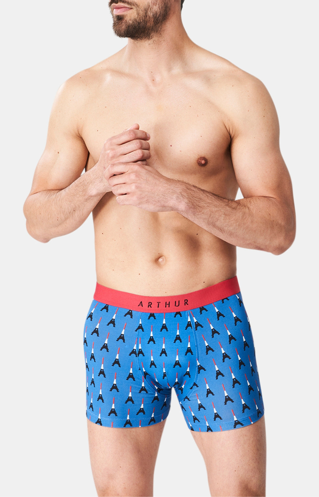 Boxer Homme Tour Eiffel Homme Bleu 1