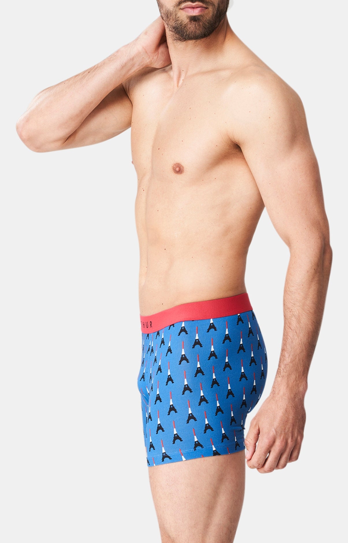 Boxer Homme Tour Eiffel Homme Bleu 4