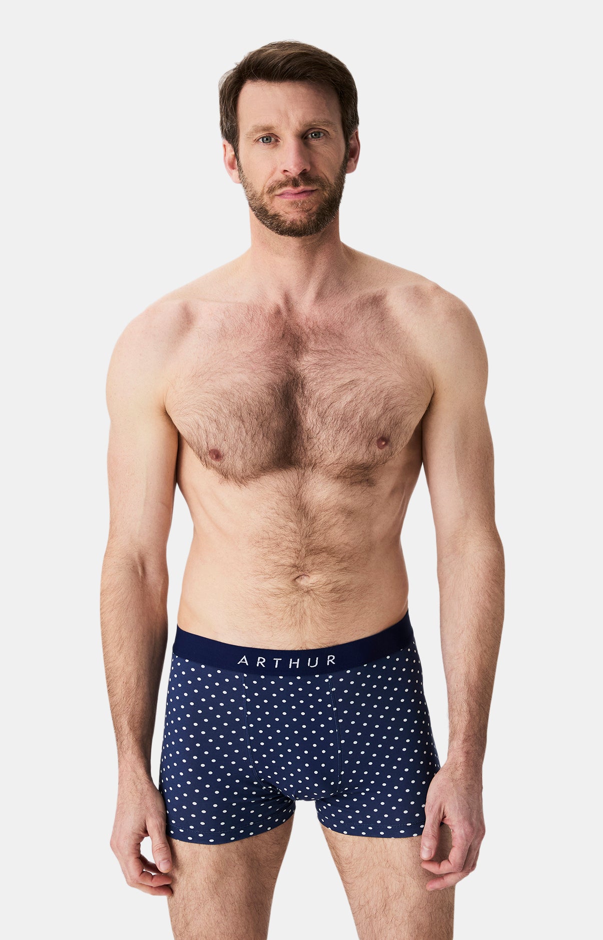 Boxers homme Petit Pois MARINE 1