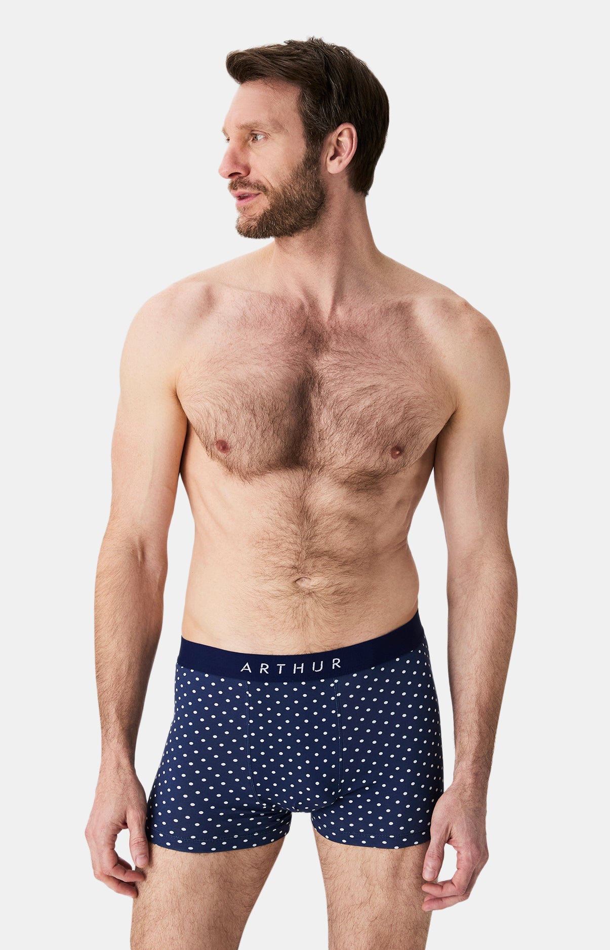 Boxers homme Petit Pois MARINE 4