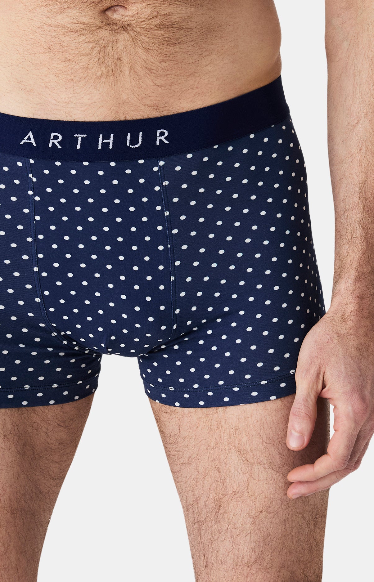 Boxers homme Petit Pois MARINE 2