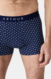 Boxers homme Petit Pois MARINE 2