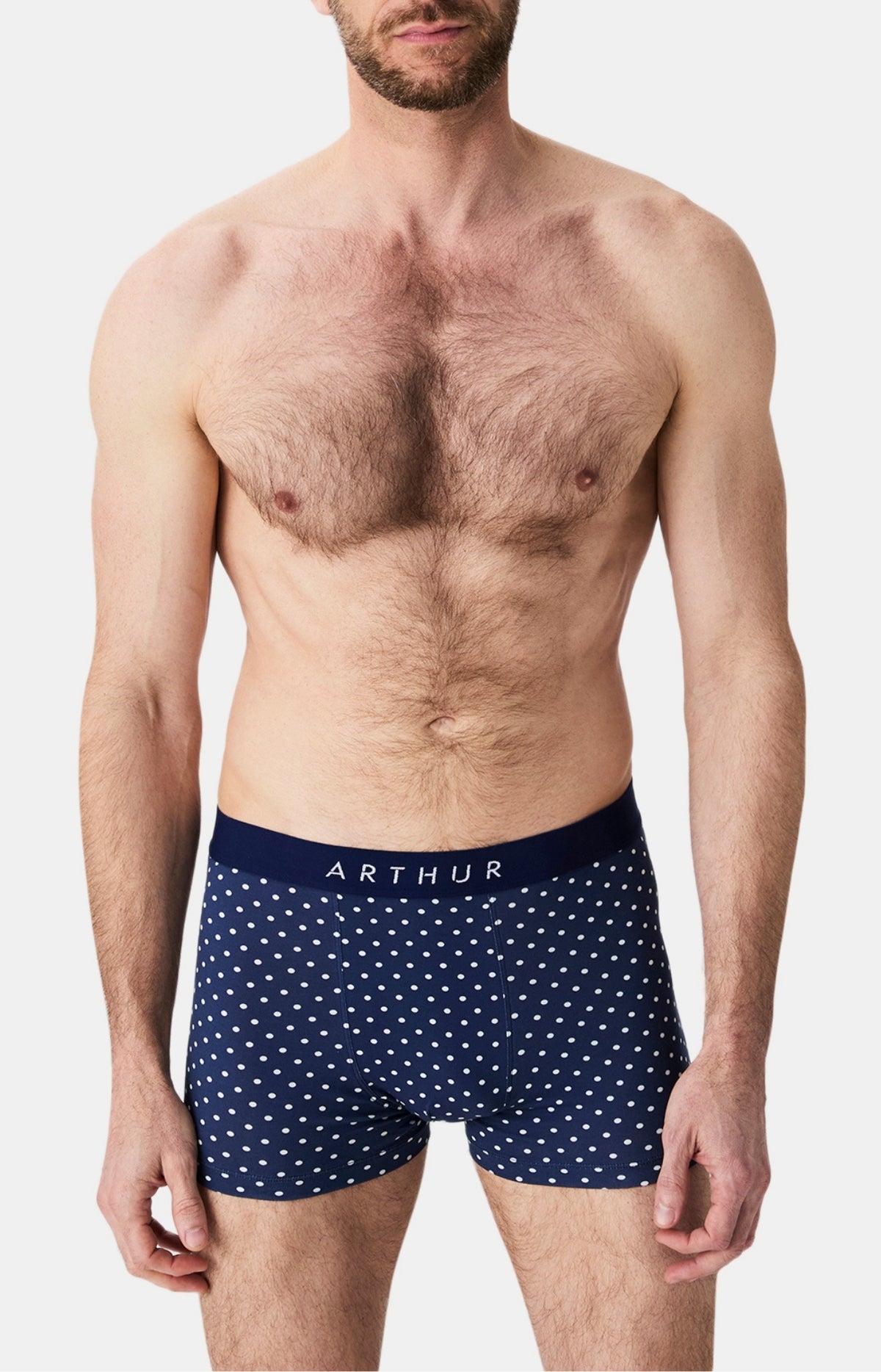 Boxers homme Petit Pois MARINE 1