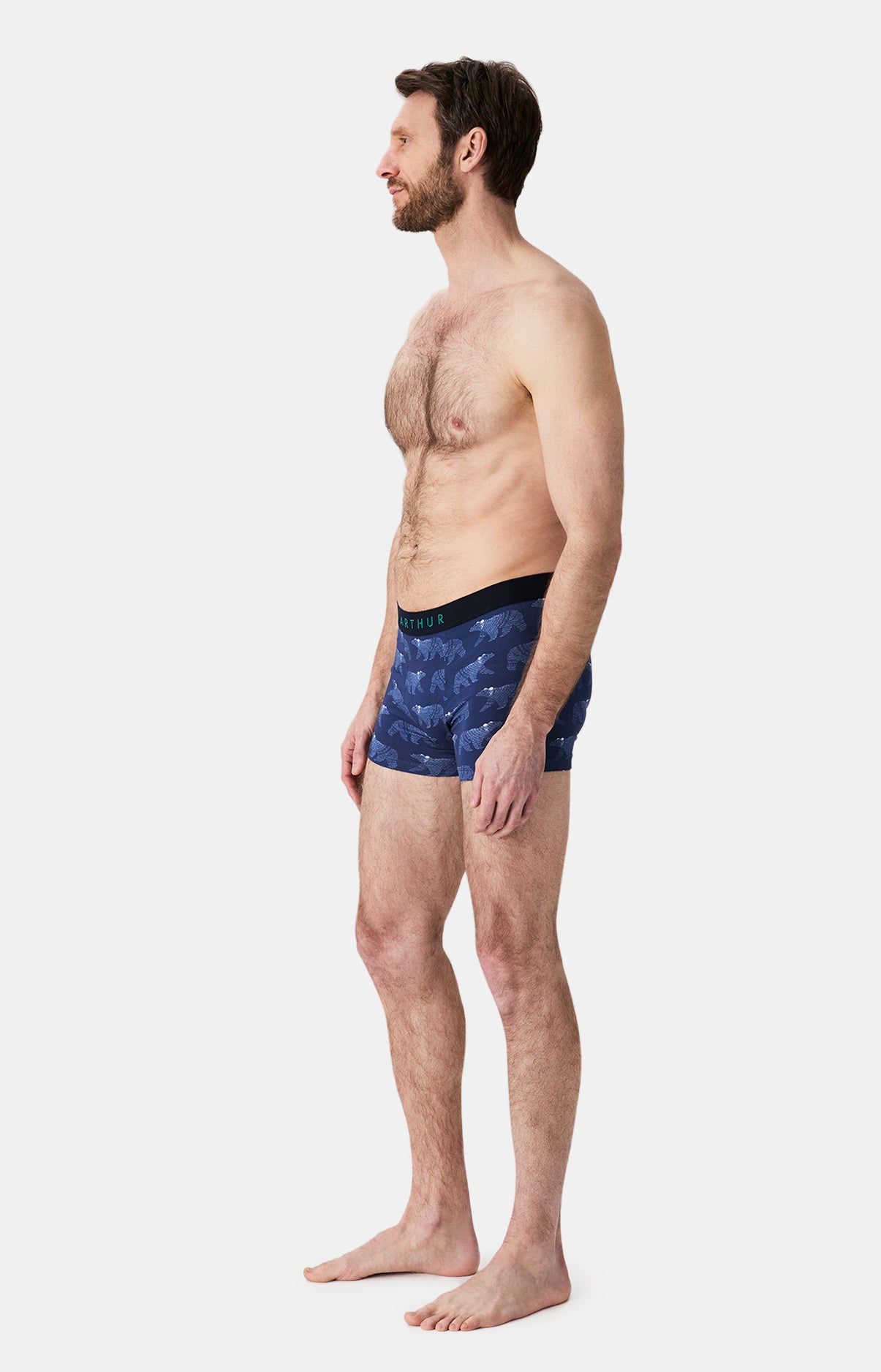 Boxers homme Nuit Polaire MARINE 5