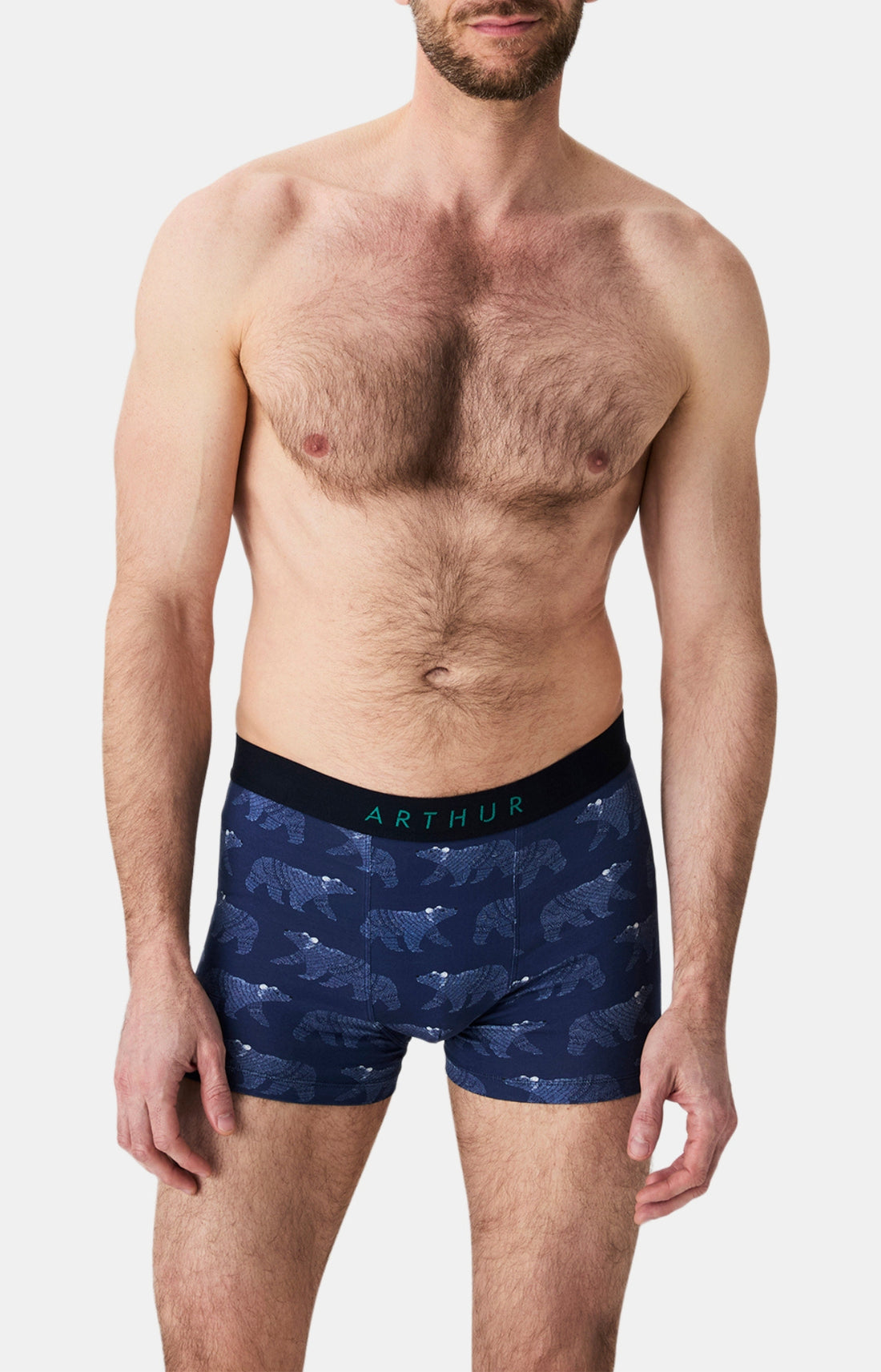 Boxers homme Nuit Polaire MARINE 1