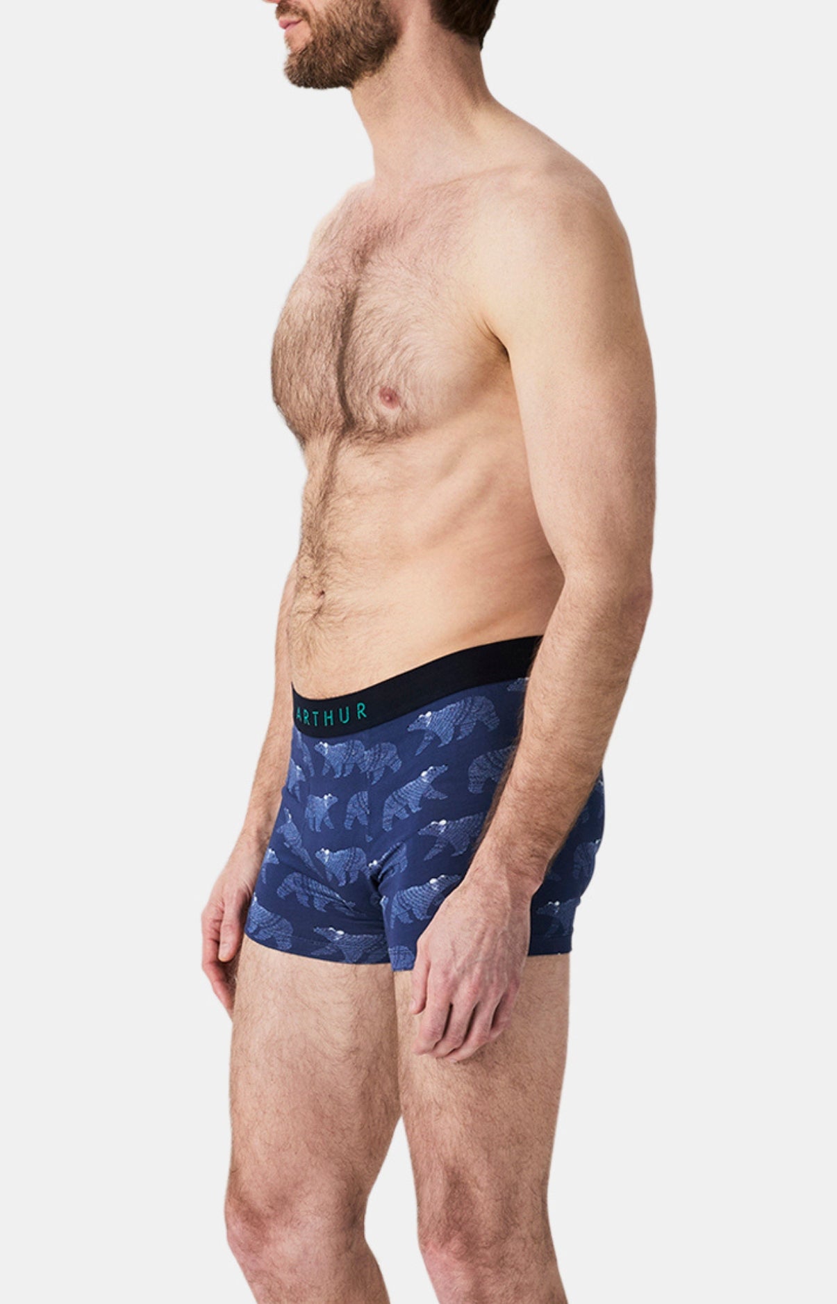Boxers homme Nuit Polaire MARINE 5