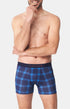 Boxer Homme Carreaux Homme Marine 1