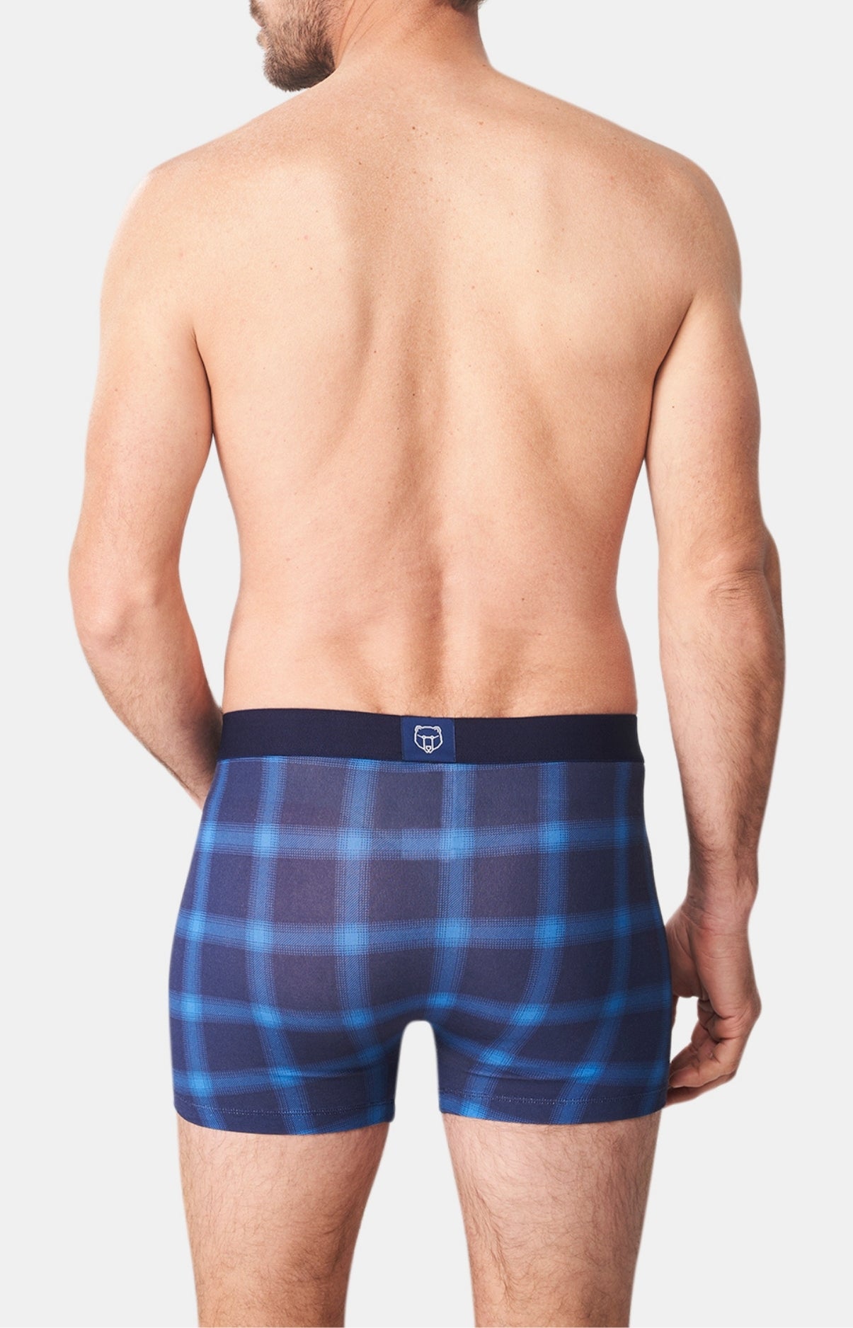 Boxer Homme Carreaux Homme Marine 5