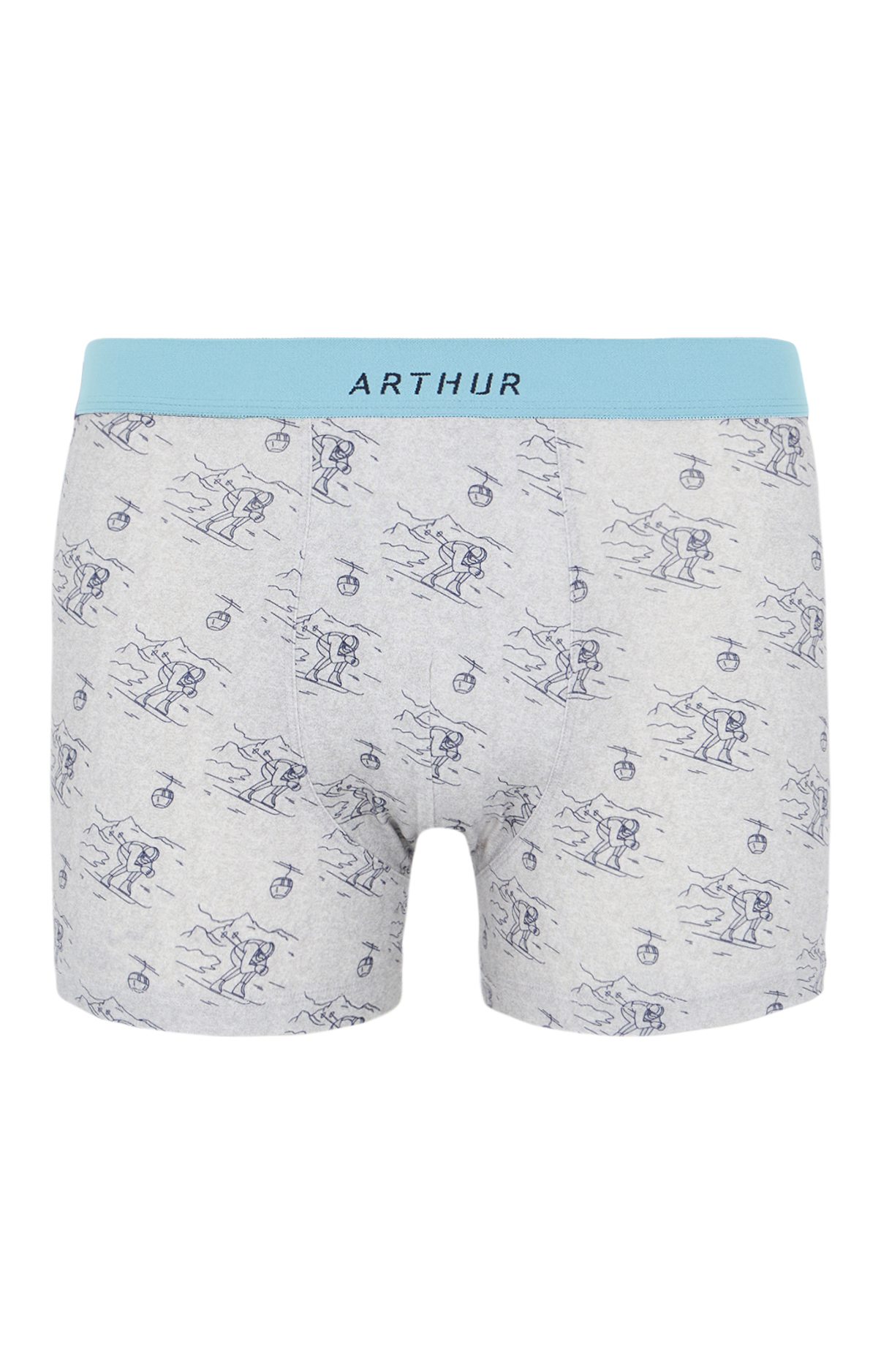 Boxers homme Tout schuss GRIS 3