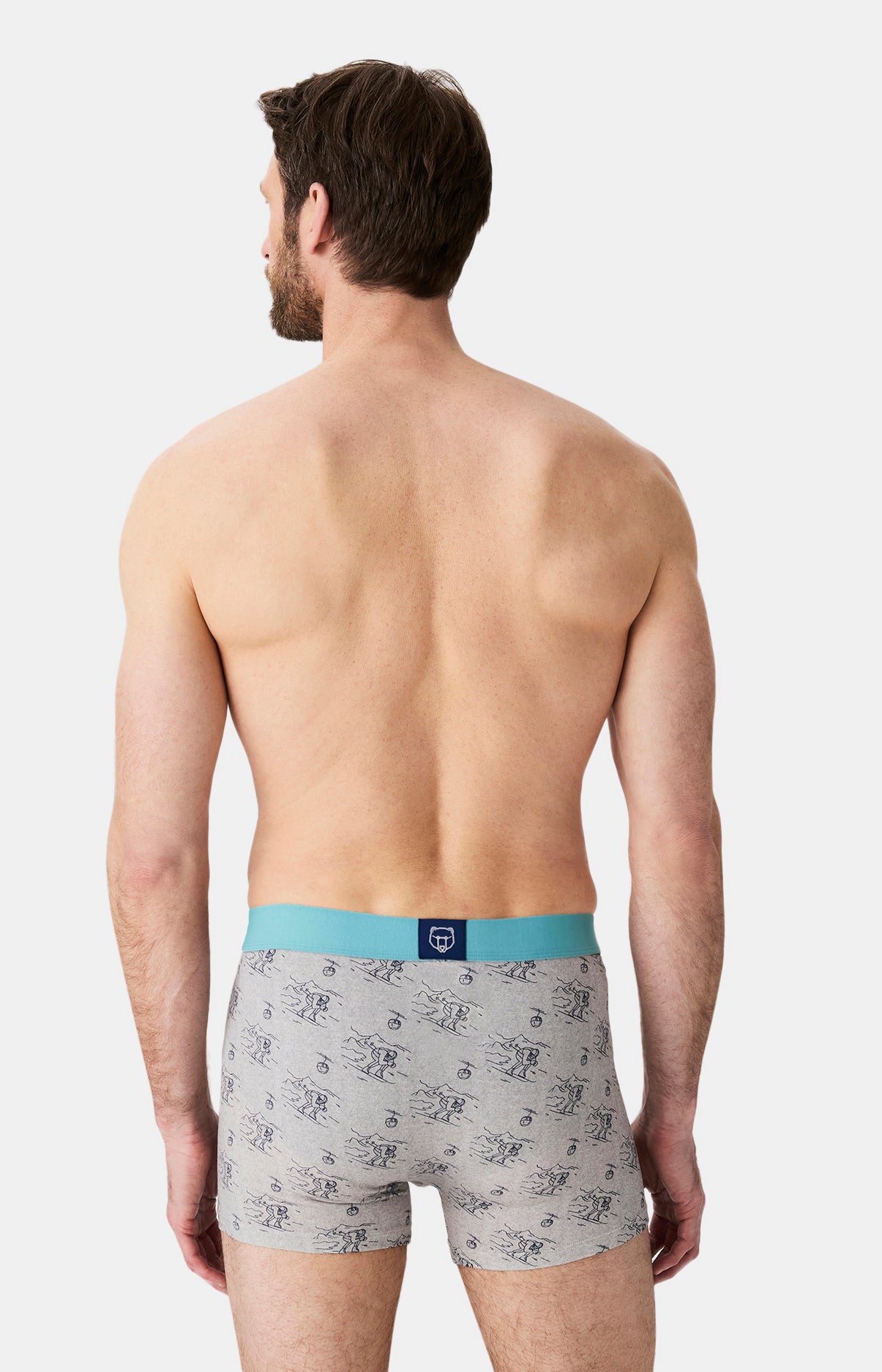 Boxers homme Tout schuss GRIS 6