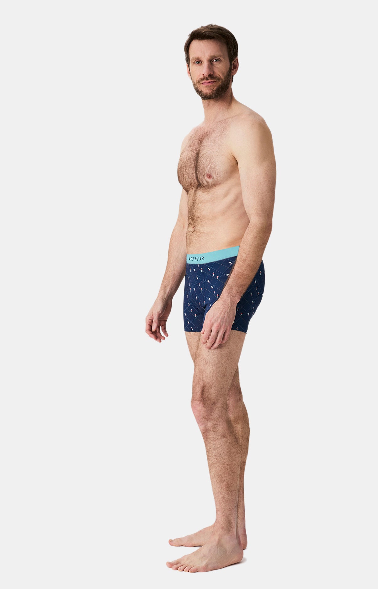 Boxers homme Ski MARINE 5