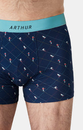 Boxers homme Ski MARINE 2
