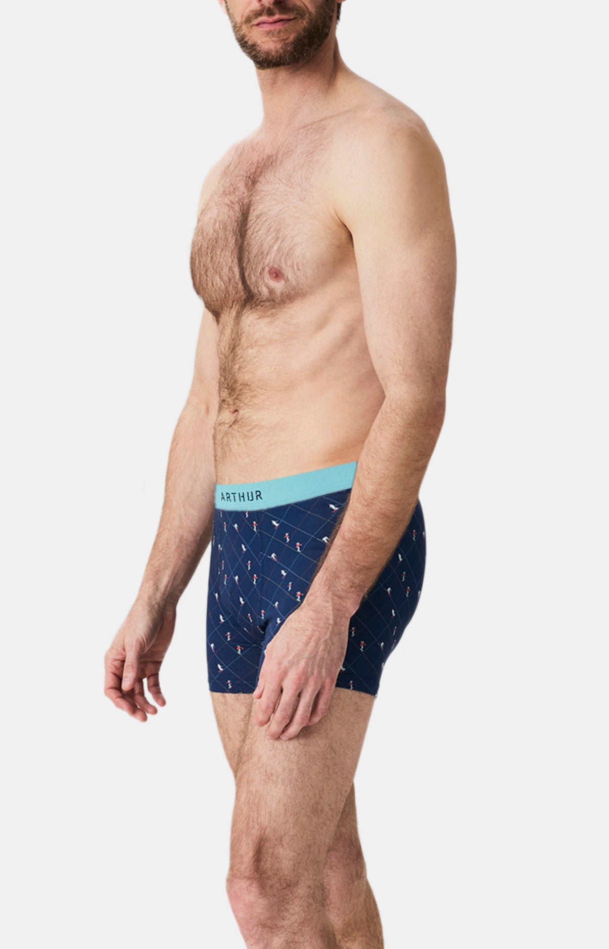 Boxers homme Ski MARINE 5