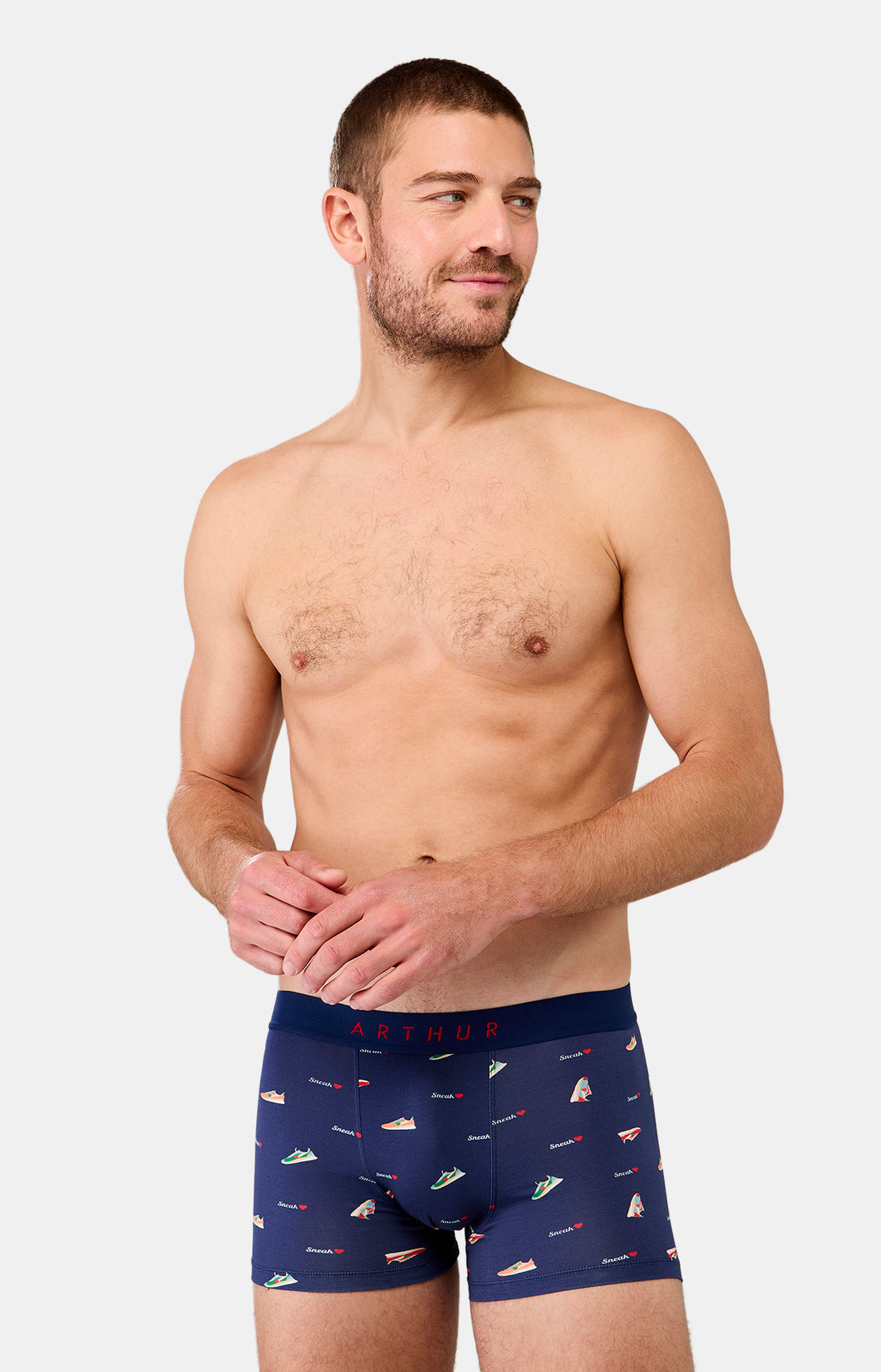 Boxer Homme Sneakers Marine 14