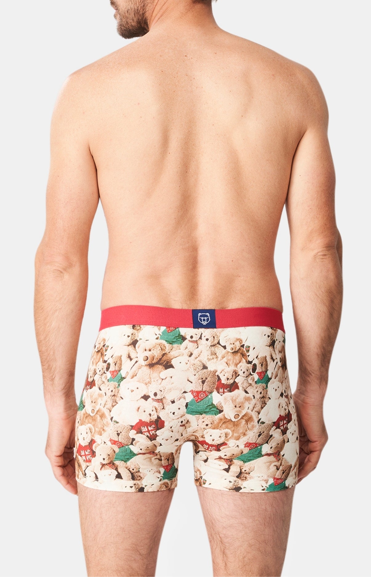 Boxer Homme Teddy Homme Beige et Marron 5
