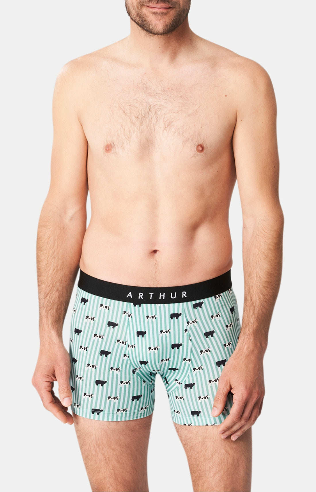 Boxer Homme Meeuuh Homme Vert 1