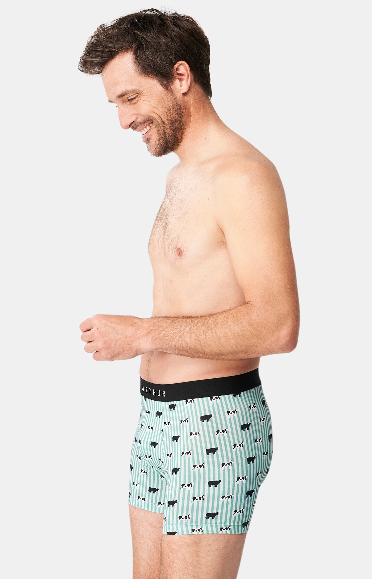 Boxer Homme Meeuuh Homme Vert 4