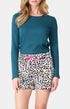 Short Femme Léopard Multicolore 1