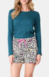 Short Femme Léopard Multicolore 1