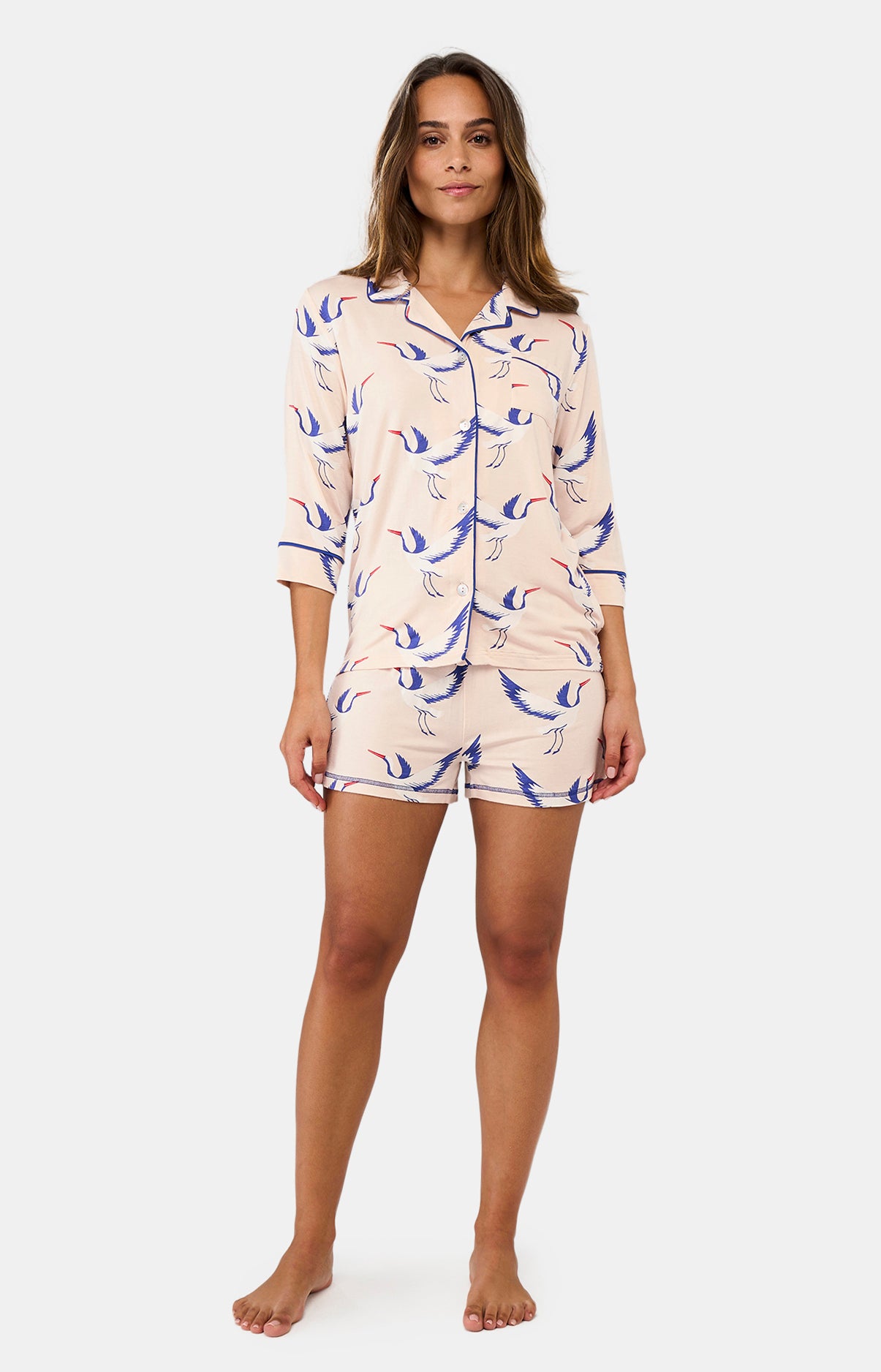 Pyjama court Femme Birdie Rose 2