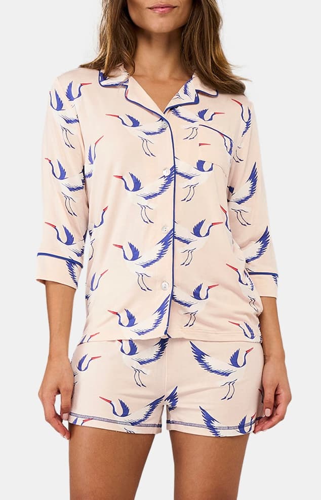 Pyjama court boutonné - Birdie