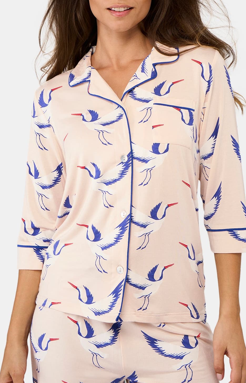 Pyjama court boutonné - Birdie