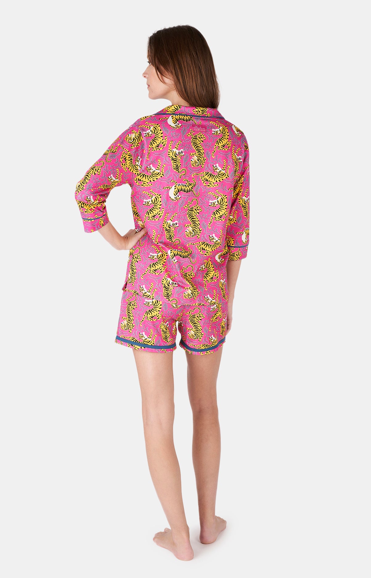 Pyjama court boutonné - Tigre 6