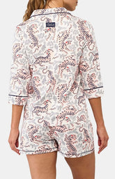 Pyjama court Tigre - Blanc 5