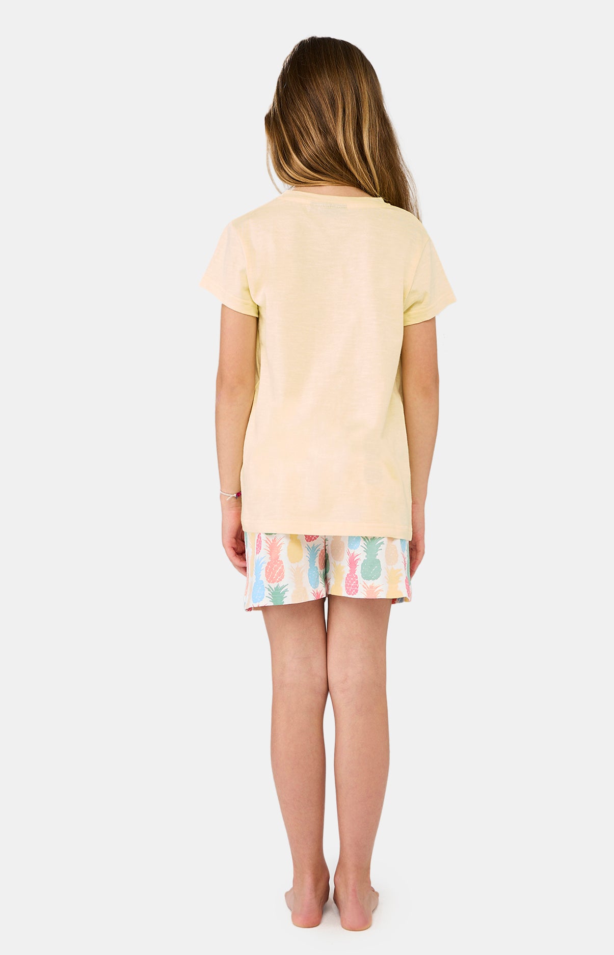 Pyjashort Enfant Ananas Jaune et Multicolore 9