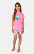 Pyjashort Enfant Vahiné Rose et Multicolore 1