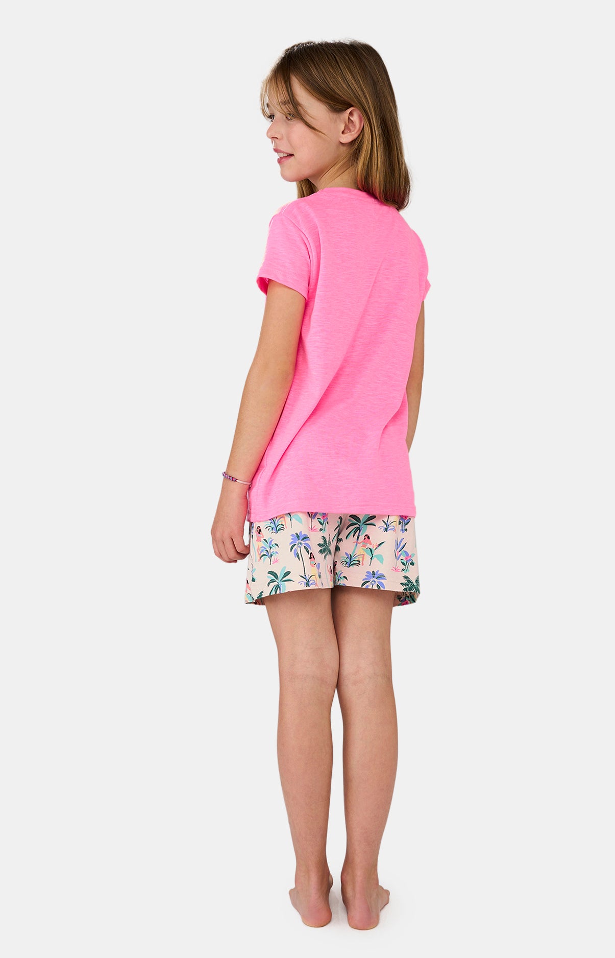 Pyjashort Enfant Vahiné Rose et Multicolore 6