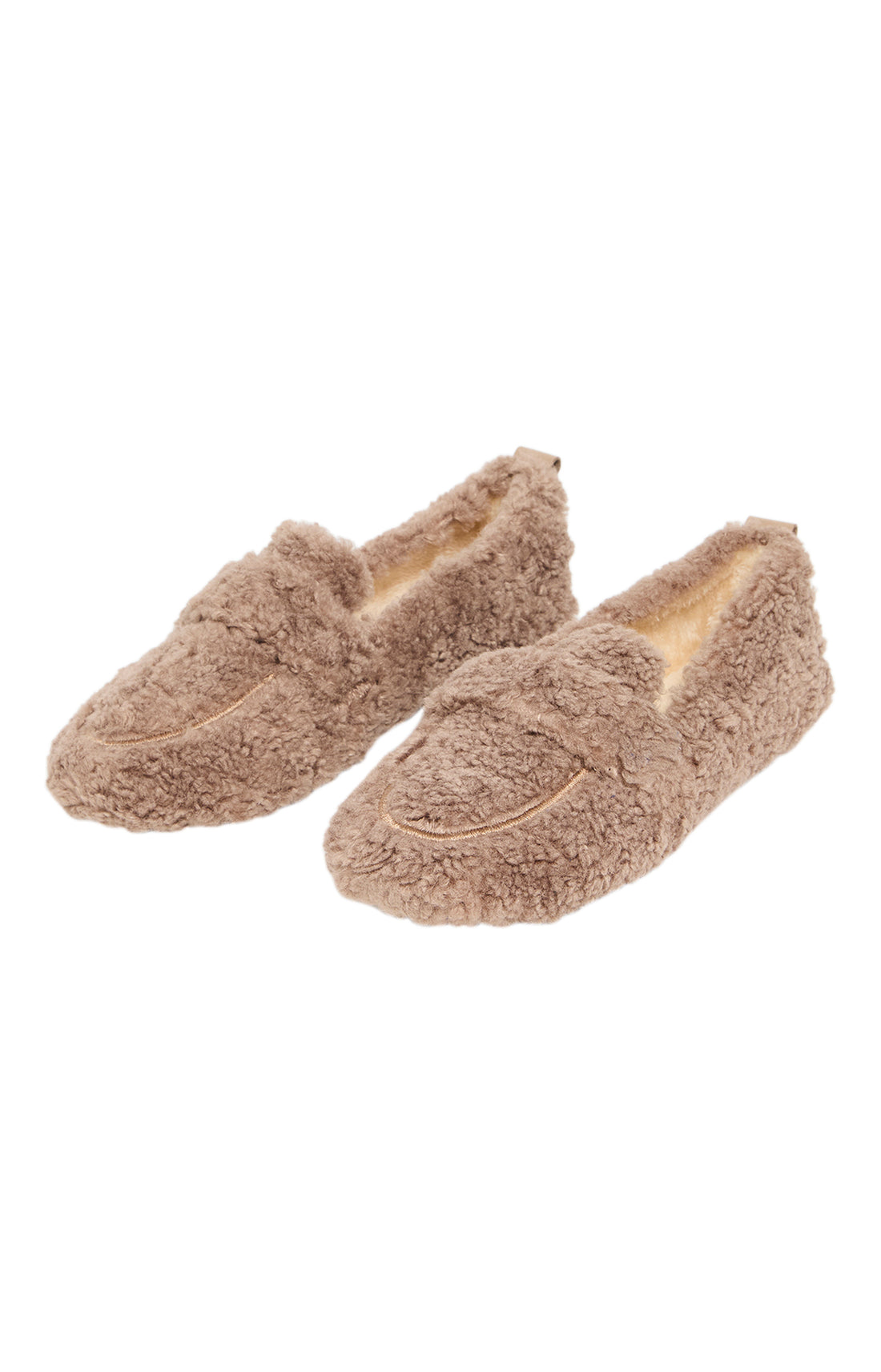 Chaussons Femme Sherpa Noisette NOISETTE 1