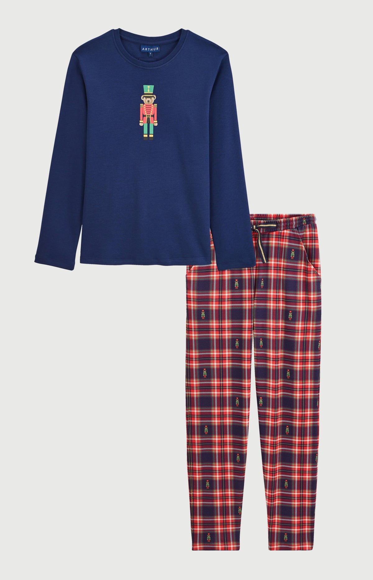Pyjama en jersey de coton épais - Léon
