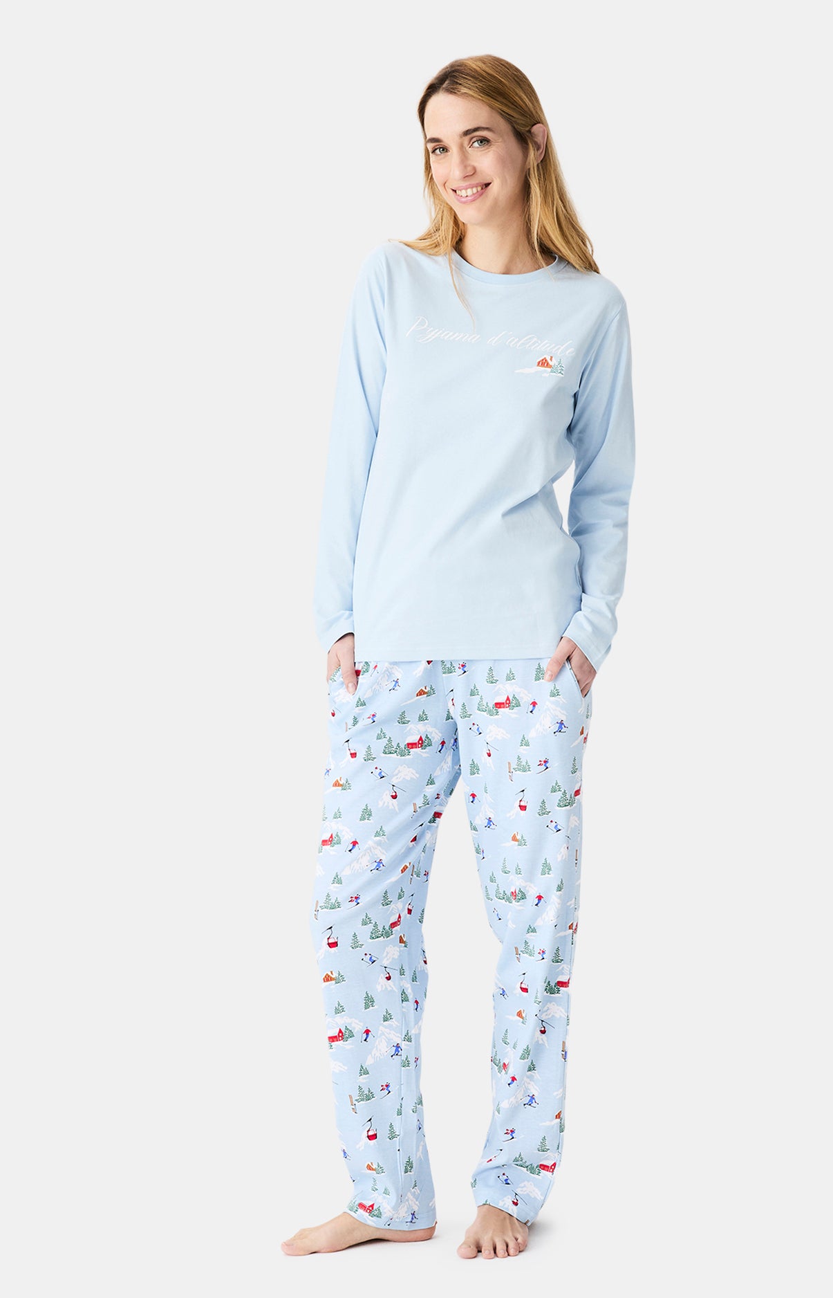 Pyjamas Femme Noël en altitude CIEL 4