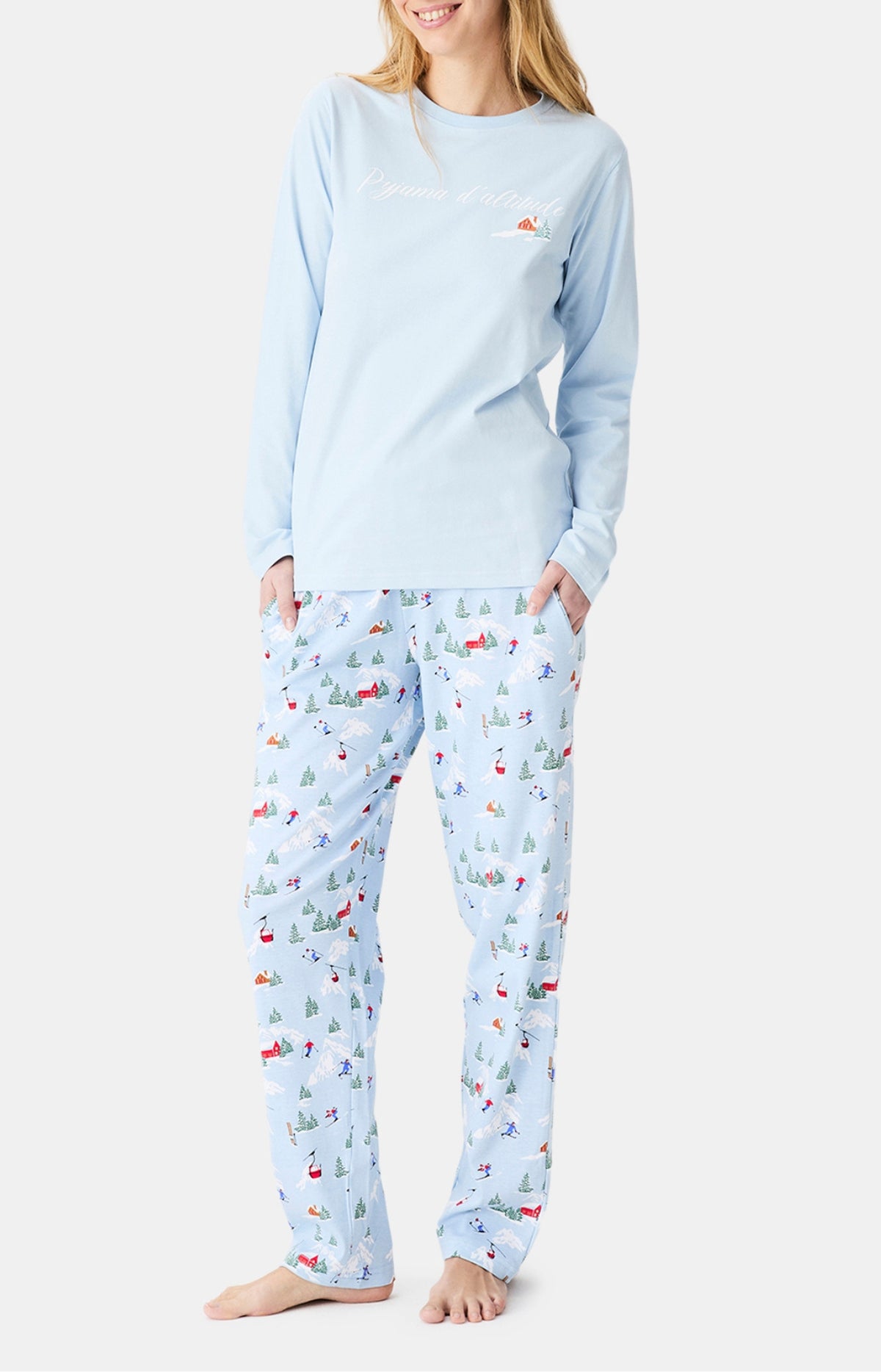 Pyjamas Femme Noël en altitude CIEL 4