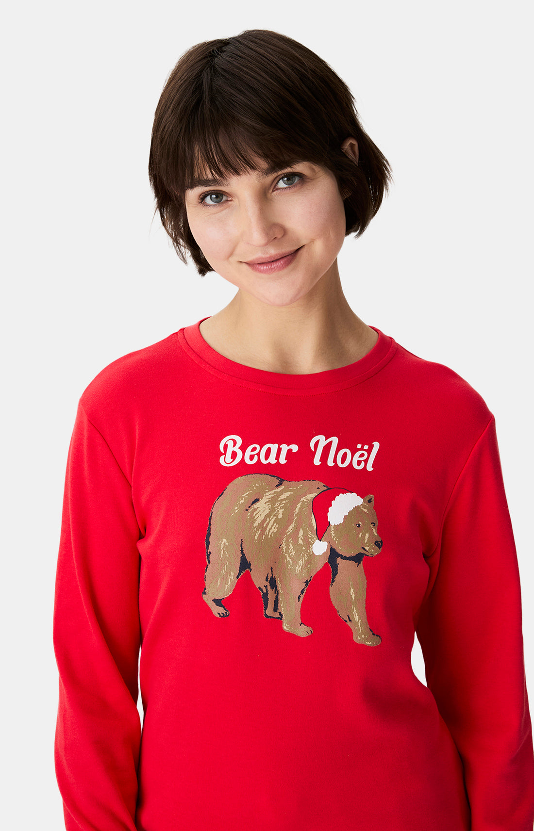 Pyjamas Femme Bear Noël ROUGE 2