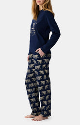 Pyjamas Femme Nuit Polaire MARINE 5