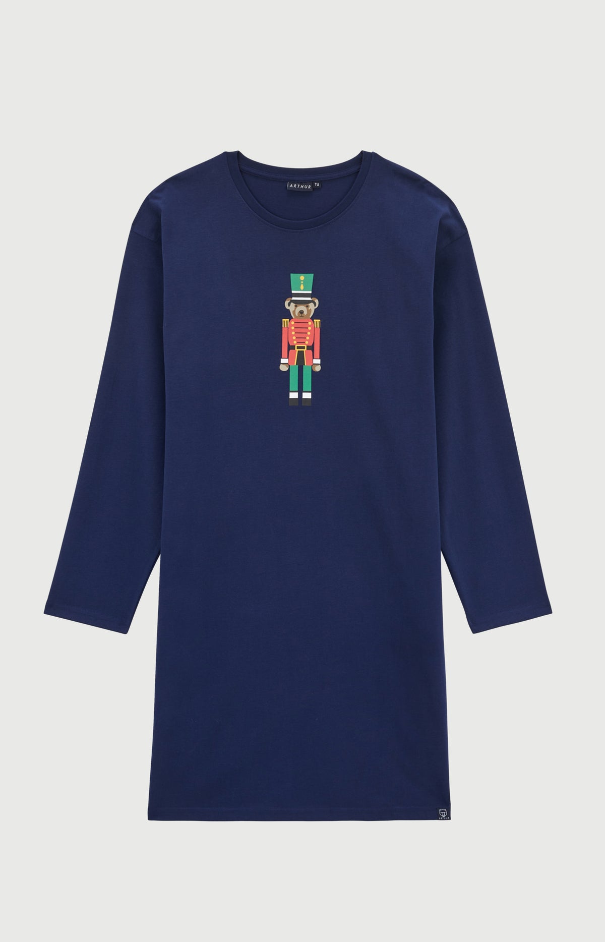 Maxi Tee-Shirt en jersey de coton épais Homme Léon marine 3