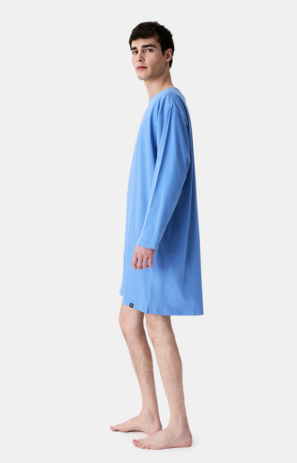 Chemises de nuit Homme Shirt Noël en altitude BLEU 5