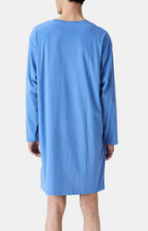 Chemises de nuit Homme Shirt Noël en altitude BLEU 7