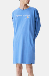 Chemises de nuit Homme Shirt Noël en altitude BLEU 5