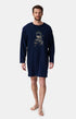 Chemises de nuit Homme Shirt Nuit Polaire MARINE 1