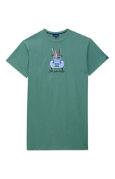 Chemises de nuit Homme Shirt Ski You Later VERT 3