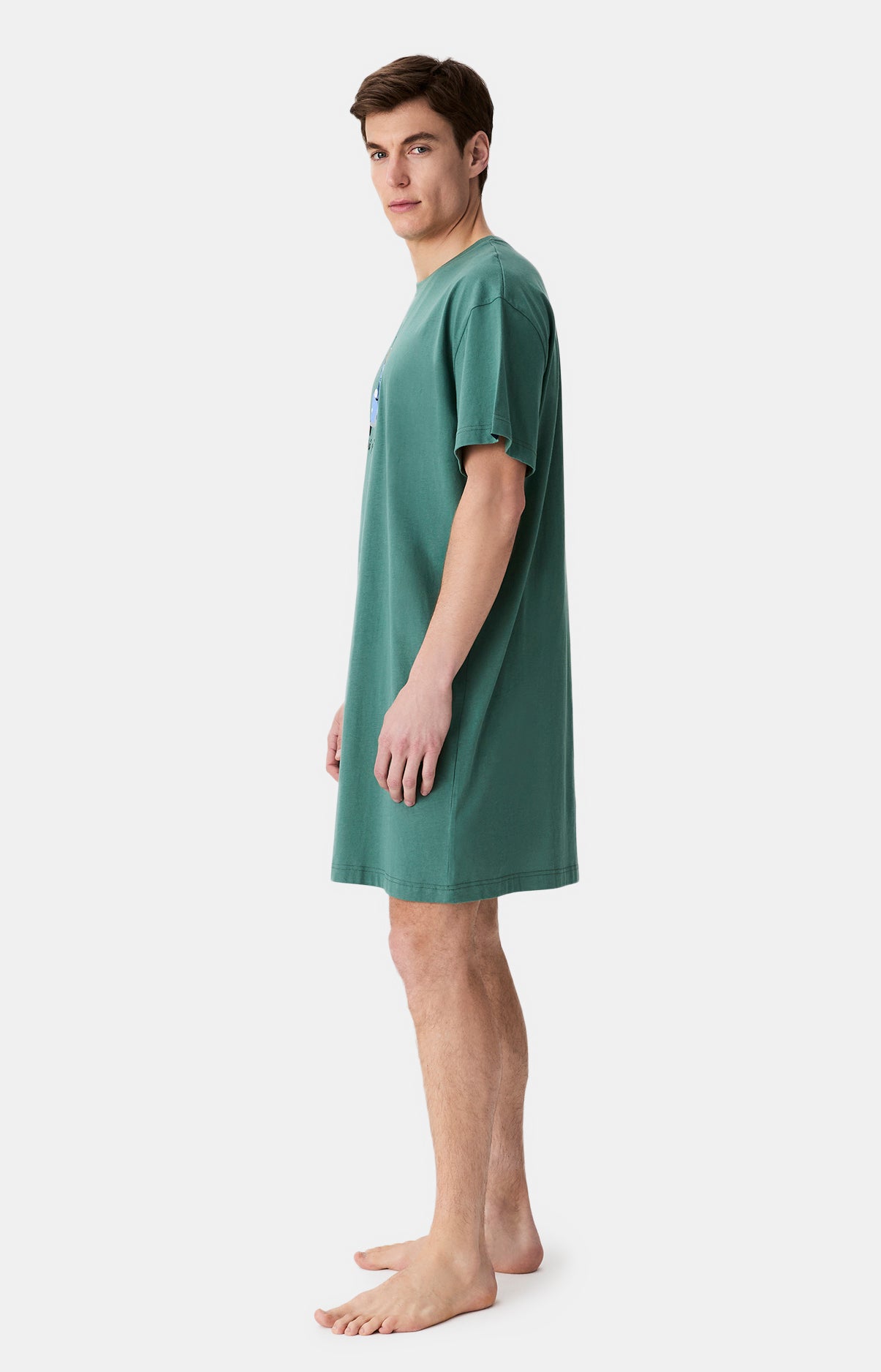 Chemises de nuit Homme Shirt Ski You Later VERT 5