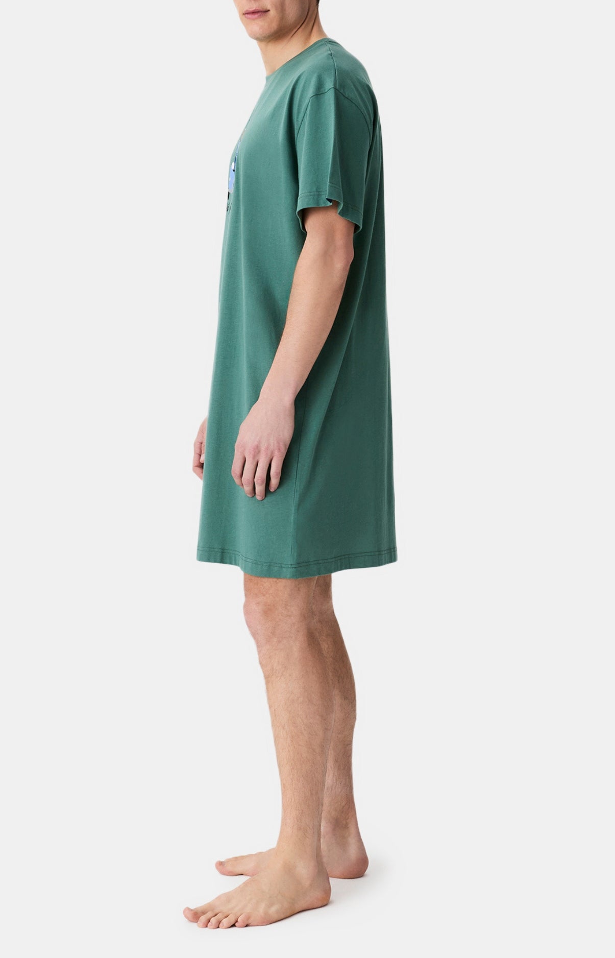 Chemises de nuit Homme Shirt Ski You Later VERT 4
