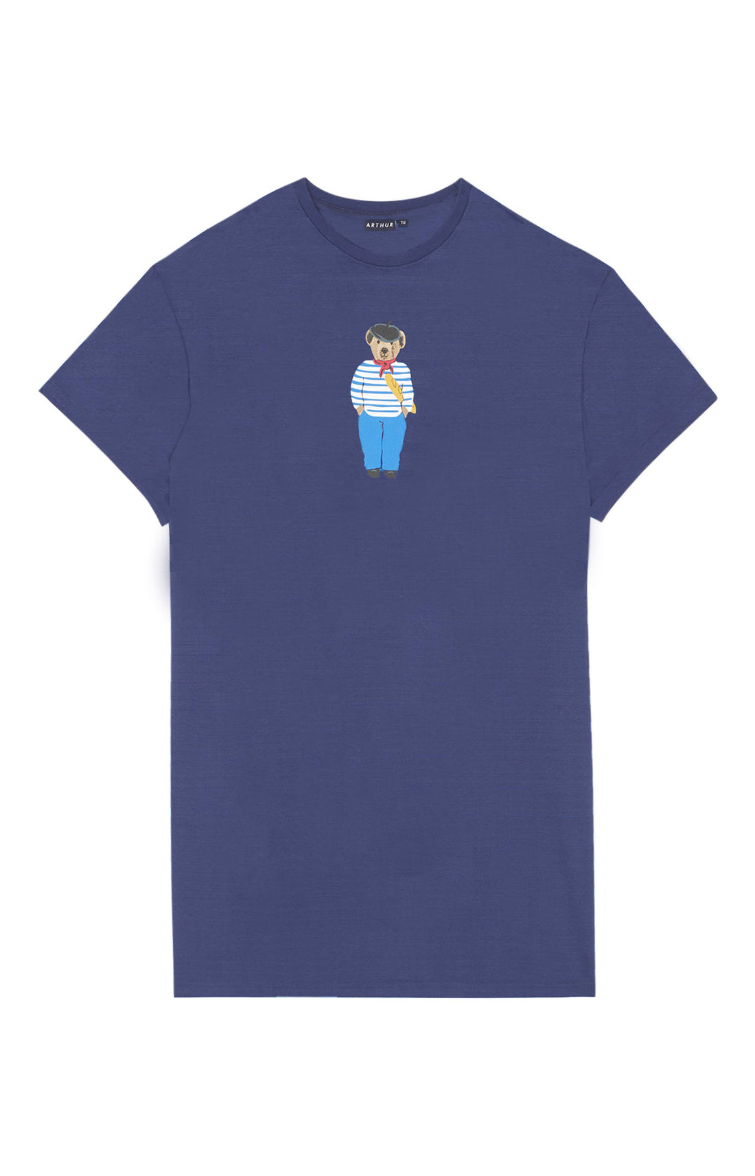 Maxi Tee-shirt Homme Teddy In Paris Marine 3